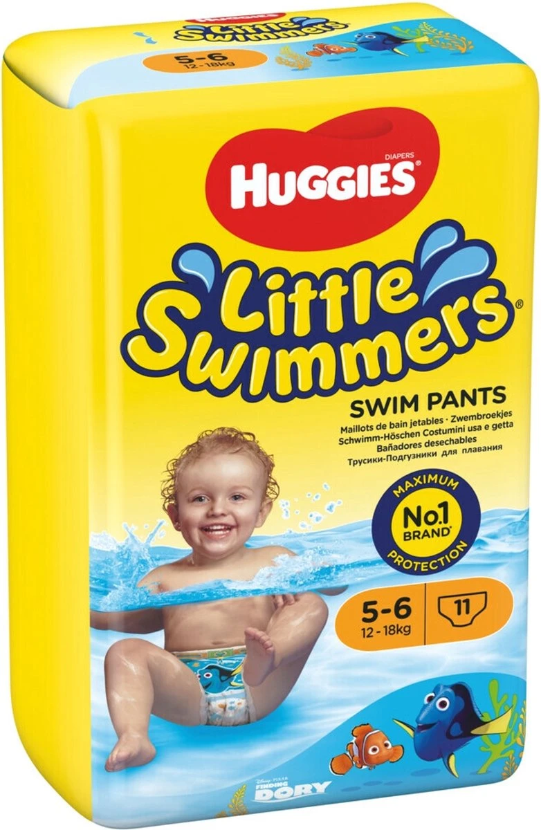 Huggies® Little Swimmers® 5-6 10 stuks Huggies® Little Swimmers® 5-6 10 Stuks -Babyproducten Promotie Winkel