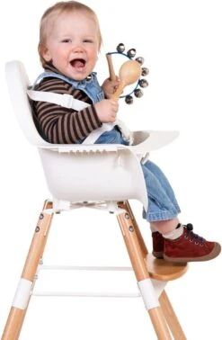 Childhome Childwood Evolu 2 - Kinderstoel 2 In 1 Met Beugel - Naturel/Wit -Babyproducten Promotie Winkel 784x1200 4