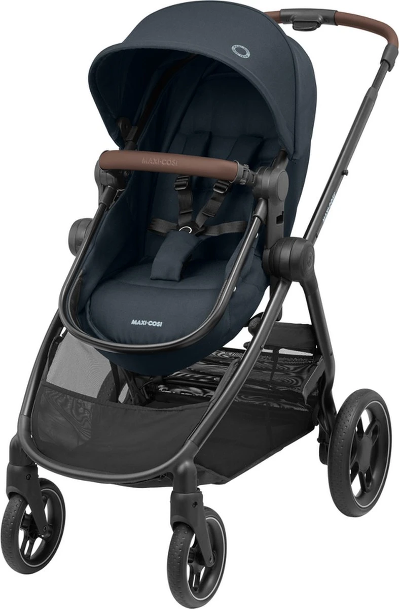 Maxi-Cosi Zelia³ kinderwagen - Essential Graphite (zwart frame + bruin leer) Maxi-Cosi Zelia³ Kinderwagen - Essential Graphite (zwart Frame + Bruin Leer) -Babyproducten Promotie Winkel 787x1200 7