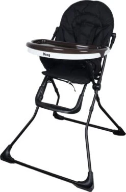 Ding Nemo Kinderstoel - Zwart - Kinderstoel Met Tafelblad En Veiligheidsriempje