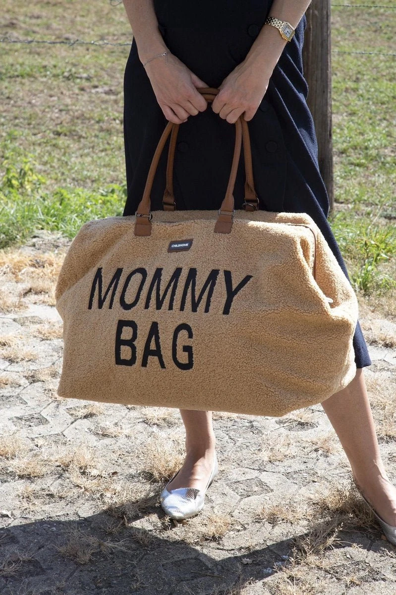 Mommy Bag Groot - Teddy - Beige Childhome Mommy Bag Groot - Teddy - Beige -Babyproducten Promotie Winkel 799x1200 108