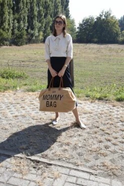 Childhome Mommy Bag Groot - Teddy - Beige 14 Childhome Mommy Bag Groot - Teddy - Beige -Babyproducten Promotie Winkel 799x1200 110