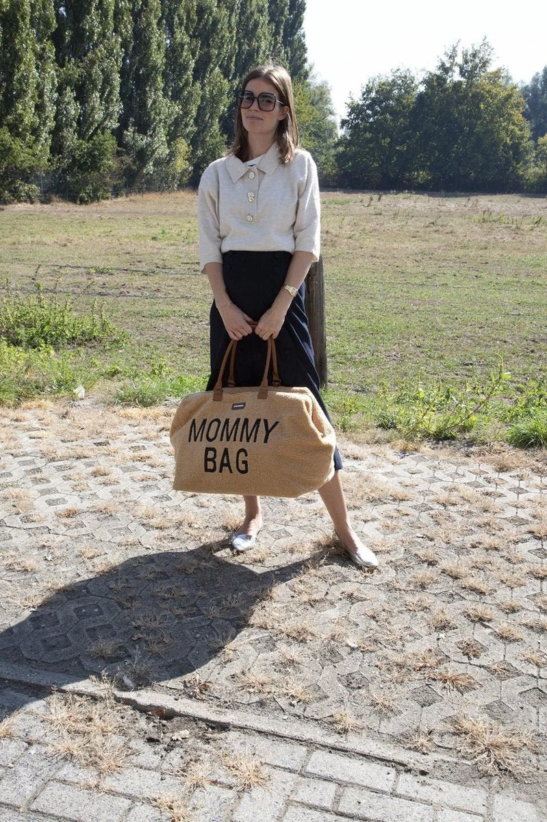 Mommy Bag Groot - Teddy - Beige Childhome Mommy Bag Groot - Teddy - Beige -Babyproducten Promotie Winkel 799x1200 110