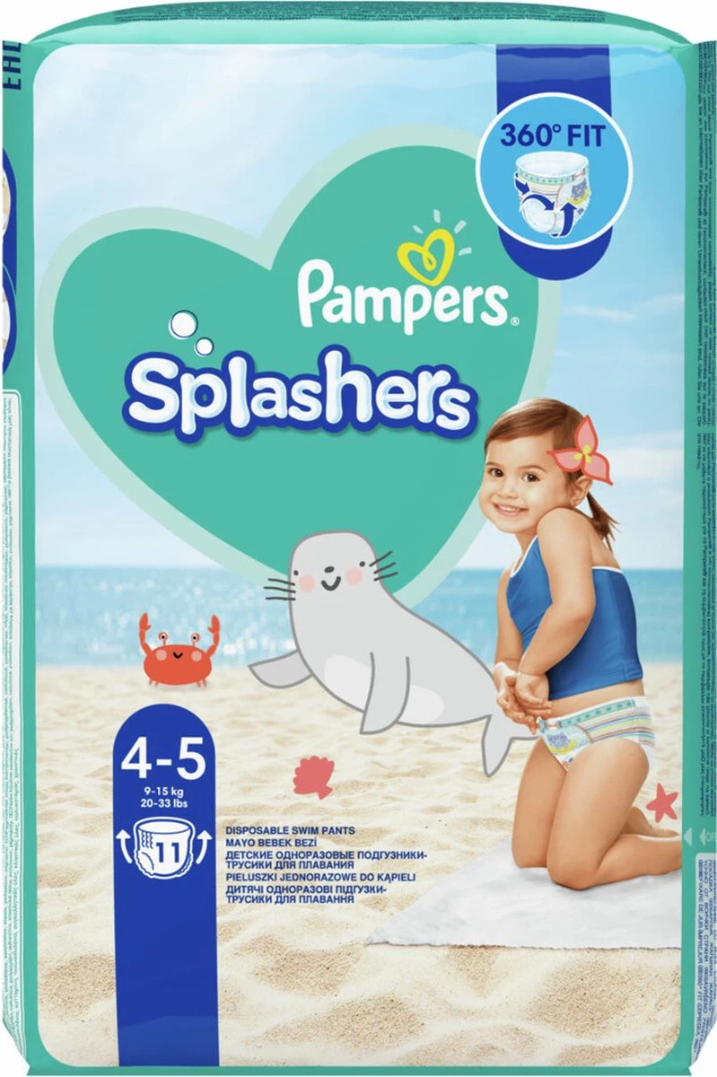 Pampers Splashers Wegwerpbare Zwemluiers - Maat 4-5 (9-15 kg) - 33 stuks - Voordeelverpakking Pampers® Pampers Splashers Wegwerpbare Zwemluiers - Maat 4-5 (9-15 Kg) - 33 Stuks - Voordeelverpakking -Babyproducten Promotie Winkel 799x1200 2