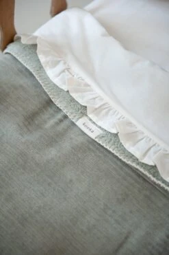 Koeka Baby Lakentje Ledikant Ruffle - Wit 110x140cm -Babyproducten Promotie Winkel 799x1200 70