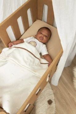 Meyco Knots Wiegdeken - 75x100 Cm - Offwhite -Babyproducten Promotie Winkel 800x1200 144