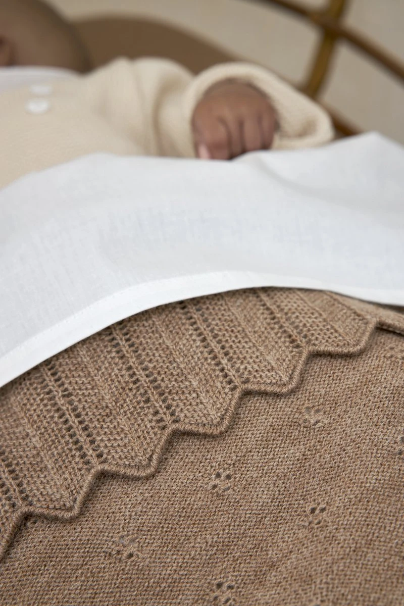 Meyco Ajour wiegdeken - toffee melange - 75x100cm Meyco Ajour Wiegdeken - Toffee Melange - 75x100cm -Babyproducten Promotie Winkel 800x1200 149