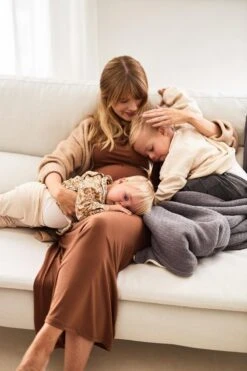 Jollein Baby Deken Ledikant 100x150cm Teddy Bliss Knit - Storm Grey -Babyproducten Promotie Winkel 800x1200 162