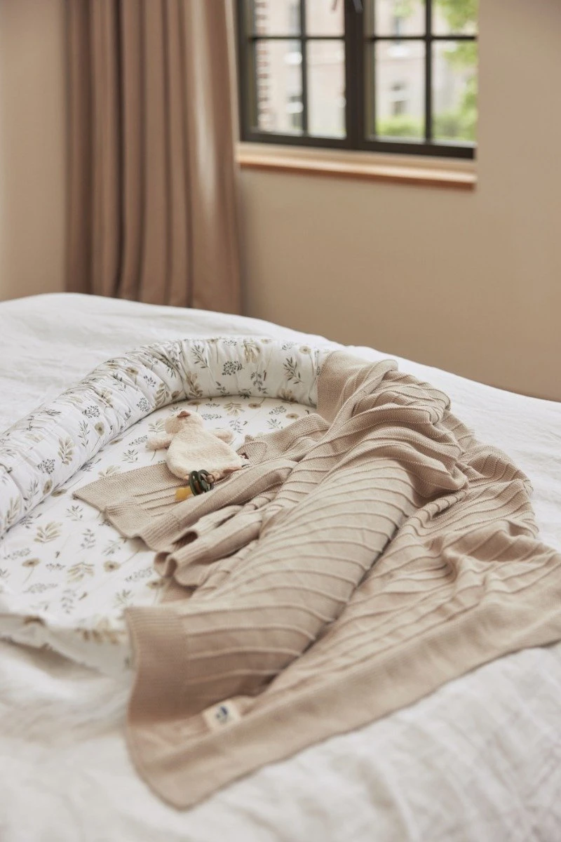 Jollein Baby Deken Wieg Pure Knit - Nougat - GOTS Jollein Baby Deken Wieg Pure Knit - Nougat - GOTS -Babyproducten Promotie Winkel 800x1200 165