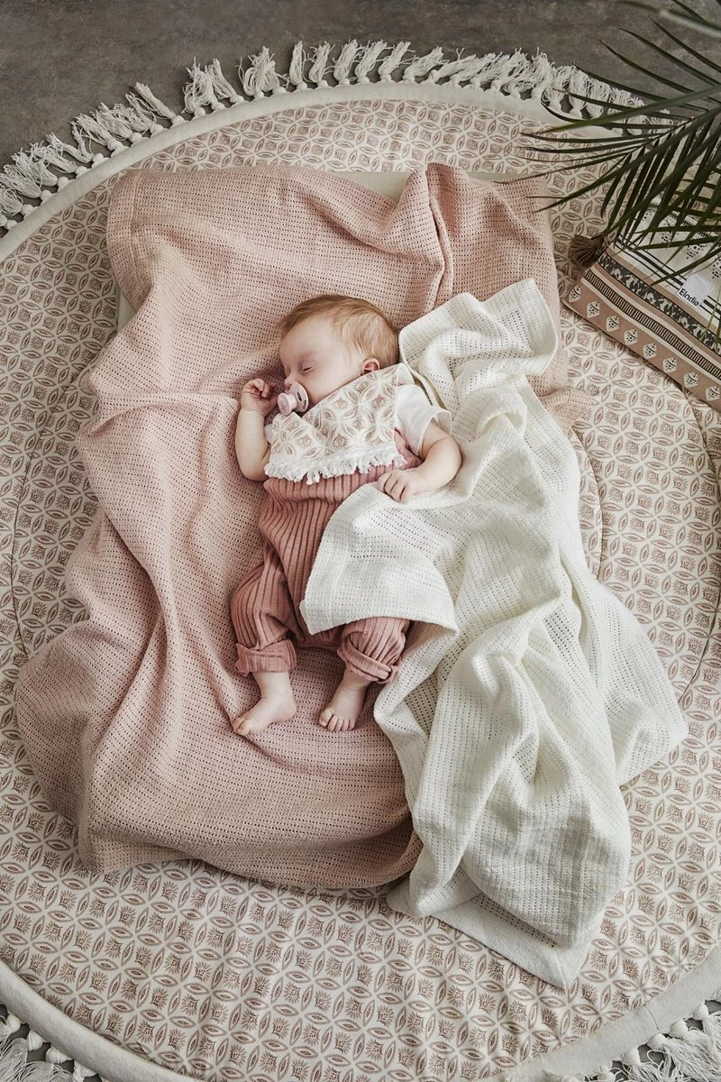 Elodie Cellular Baby dekentje- Wiegdeken-Dekentje -Powder Pink (75x100cm) Elodie Cellular Baby Dekentje- Wiegdeken-Dekentje -Powder Pink (75x100cm) -Babyproducten Promotie Winkel 800x1200 167