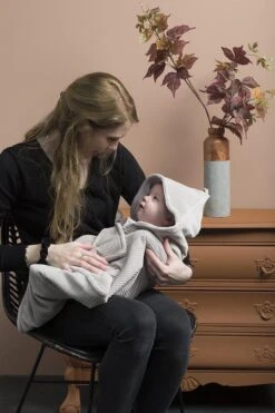 Baby's Only Wikkeldeken - Omslagdoek Baby Sense - Teddy Voering - Kiezelgrijs - 75x75 Cm - Geschikt Voor Drie- En Vijfpuntsgordel -Babyproducten Promotie Winkel 800x1200 191