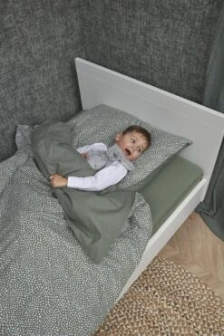 Meyco Cheetah/Uni Dekbedovertrek Peuter - Forest Green - 120x150cm -Babyproducten Promotie Winkel 800x1200 320