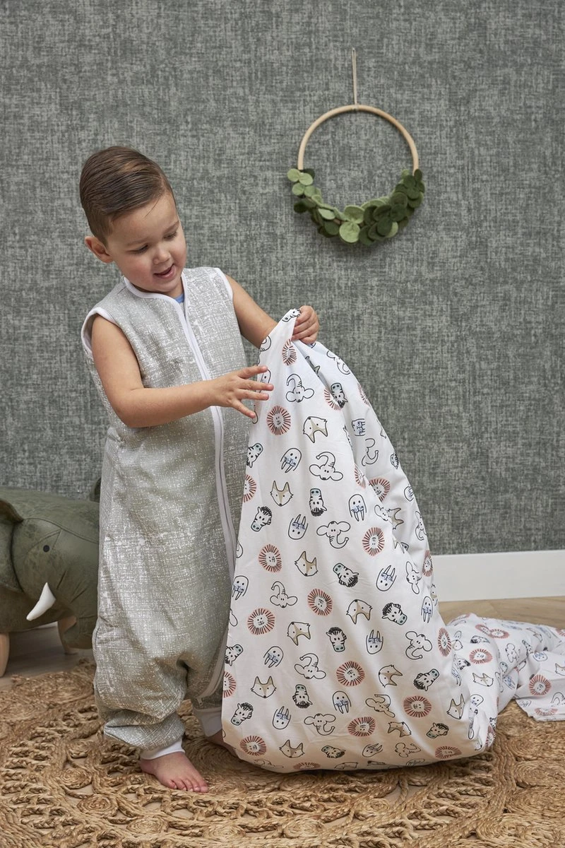 Meyco Animal dekbedovertrek peuter - 120x150 cm Meyco Animal Dekbedovertrek Peuter - 120x150 Cm -Babyproducten Promotie Winkel 800x1200 328