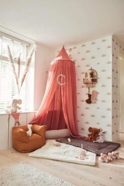 Jollein Baby Klamboe Vintage 245cm - Rosewood -Babyproducten Promotie Winkel 800x1200 343