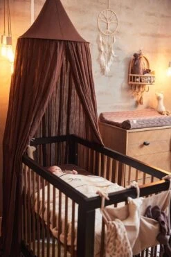 Jollein Baby Klamboe Vintage 245cm - Chestnut -Babyproducten Promotie Winkel 800x1200 355