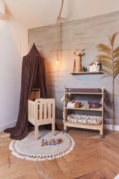 Jollein Baby Klamboe Vintage 245cm - Chestnut -Babyproducten Promotie Winkel 800x1200 357