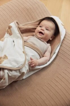 Jollein Badcape 75x75cm Teddy Bear - GOTS -Babyproducten Promotie Winkel 800x1200 36