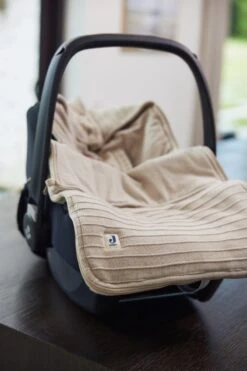 Jollein Voetenzak Pure Knit - Nougat -Babyproducten Promotie Winkel 800x1200 423