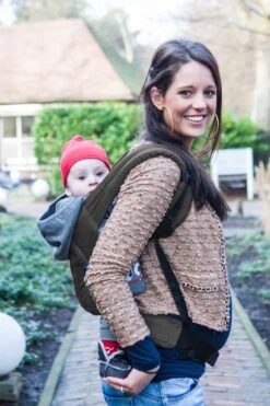 Praktische Draagzak Baby - Donkergrijs - Babydrager - Buikdrager En Rugdrager - Opbergtas Inbegrepen -Babyproducten Promotie Winkel 800x1200 424