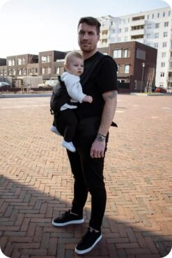 Deryan Pack Luxe Ergonomische Draagzak - Babydrager + Opbergvakjes - Zwart 13 Deryan Pack Luxe Ergonomische Draagzak - Babydrager + Opbergvakjes - Zwart -Babyproducten Promotie Winkel 800x1200 471