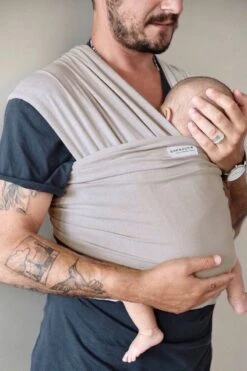 Bamboom Baby Draagdoek Sling Kleur Sand -Babyproducten Promotie Winkel 800x1200 480