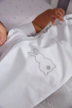Meyco X Mrs.Keizer Rabbit Wiegdeken - Silver - 75x100cm -Babyproducten Promotie Winkel 801x1200 28