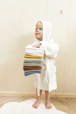 Meyco Badcape Basic Badstof - Forest Green - 75x75cm -Babyproducten Promotie Winkel 801x1200 4