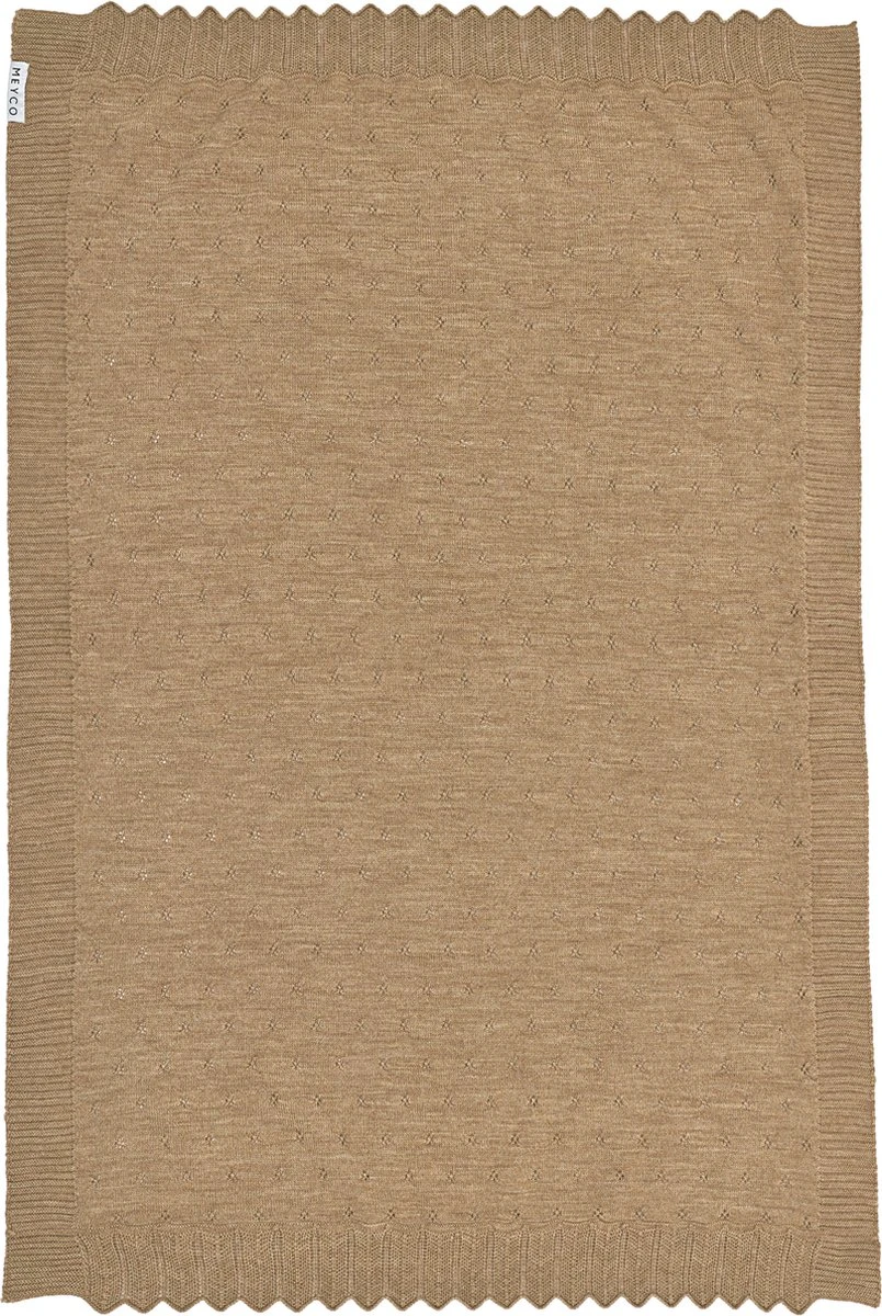 Meyco Ajour wiegdeken - toffee melange - 75x100cm Meyco Ajour Wiegdeken - Toffee Melange - 75x100cm -Babyproducten Promotie Winkel 804x1200 3