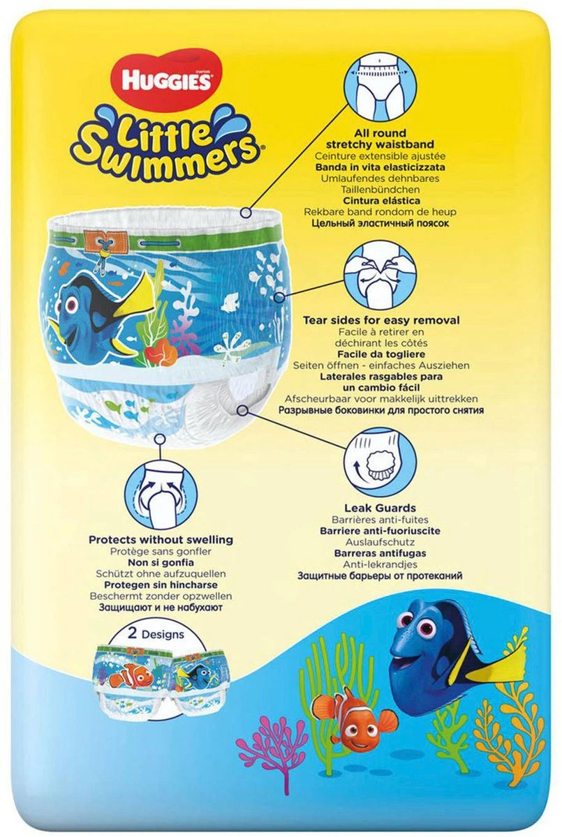 Huggies® Little Swimmers® 5-6 10 stuks Huggies® Little Swimmers® 5-6 10 Stuks -Babyproducten Promotie Winkel