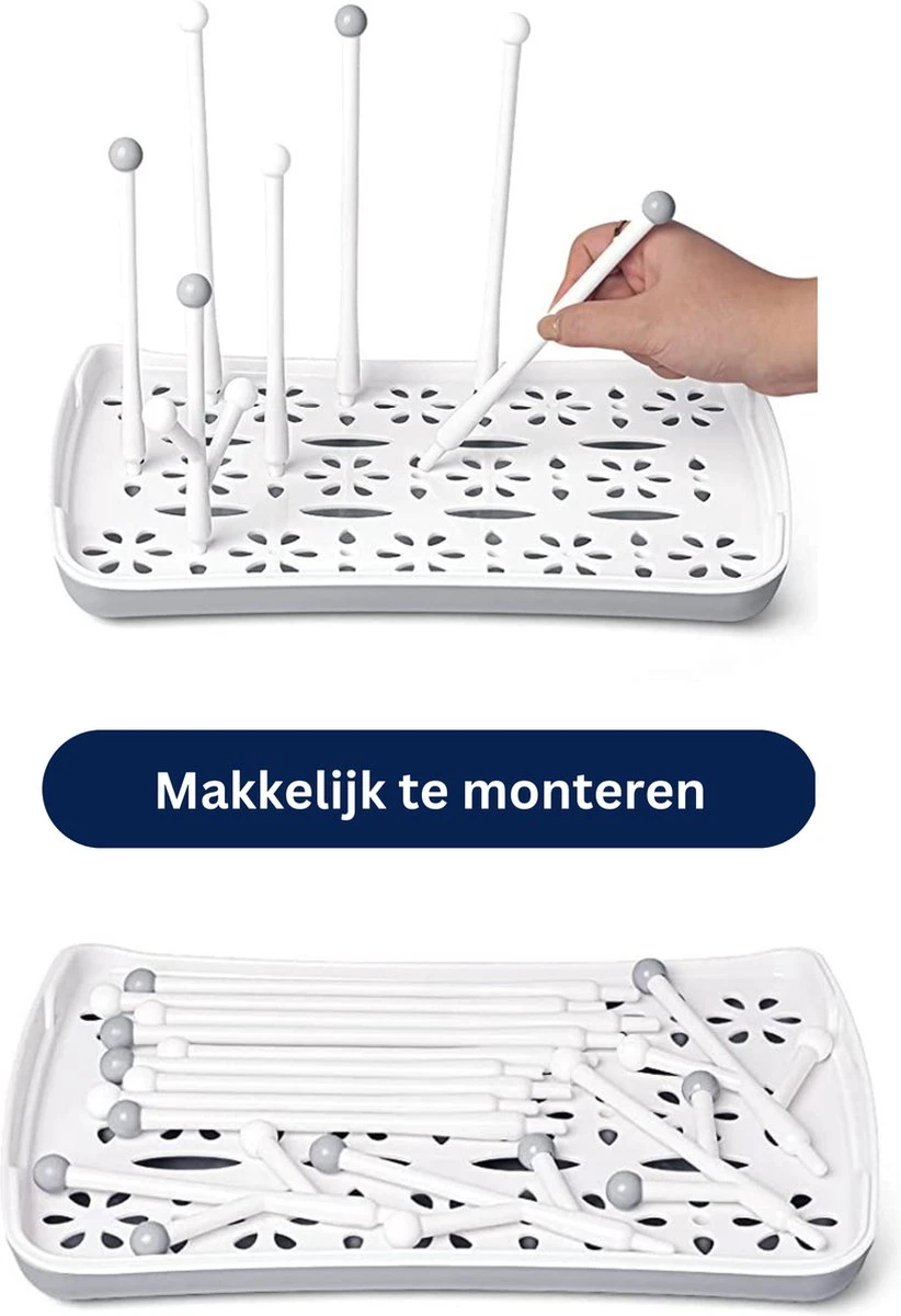 Flessen Droogrek - Flessenrek Baby - Flessendrager - Afdruiprek babyfles - Flessen druiprekje - Droogrek flessen - Flessendroger Flessen Droogrek - Flessenrek Baby - Flessendrager - Afdruiprek Babyfles - Flessen Druiprekje - Droogrek Flessen - Flessendroger -Babyproducten Promotie Winkel 822x1200 1
