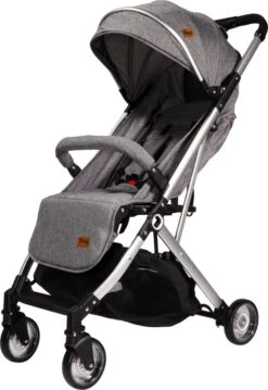 Ding Vivo Wandelwagen - Grijs/Zilver - Inklapbare Buggy - Inclusief Boodschappenmandje En Zonnekap -Babyproducten Promotie Winkel 826x1200 7