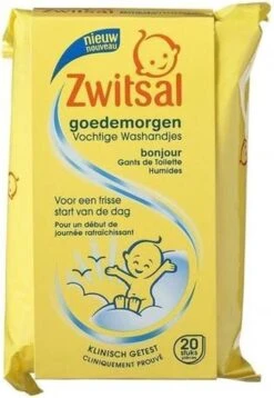 Zwitsal Goedemorgen Baby Vochtige Washandjes - 20 Stuks -Babyproducten Promotie Winkel 827x1200