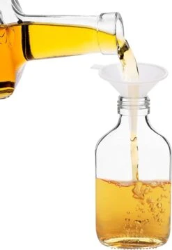 Belle Vous Mini 100ml Glazen Flask Likeur Flessen Met Zilveren Doppen & Trechter (20 Pak) – Lege Schroefdop Miniatuur Flessen Voor Huwelijk & Feesten – Alcohol, Schnaps, Whisky, Shots & Drankjes -Babyproducten Promotie Winkel 830x1200 106