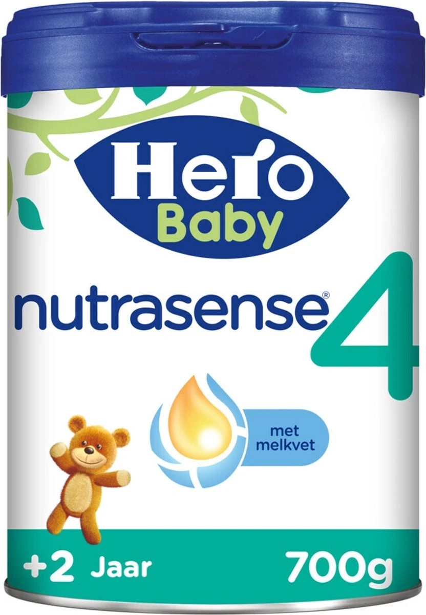 Hero Baby Nutrasense 4 (2+ Jaar) - Flesvoeding - 3 x 700gr - Peutermelk - met Melkvet - Palmolie Vrij Hero Baby Nutrasense 4 (2+ Jaar) - Flesvoeding - 3 X 700gr - Peutermelk - Met Melkvet - Palmolie Vrij -Babyproducten Promotie Winkel 832x1200 4