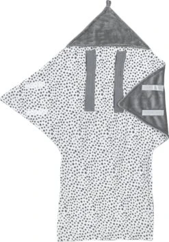 Meyco Wikkeldeken Fleece Cheetah - Grijs