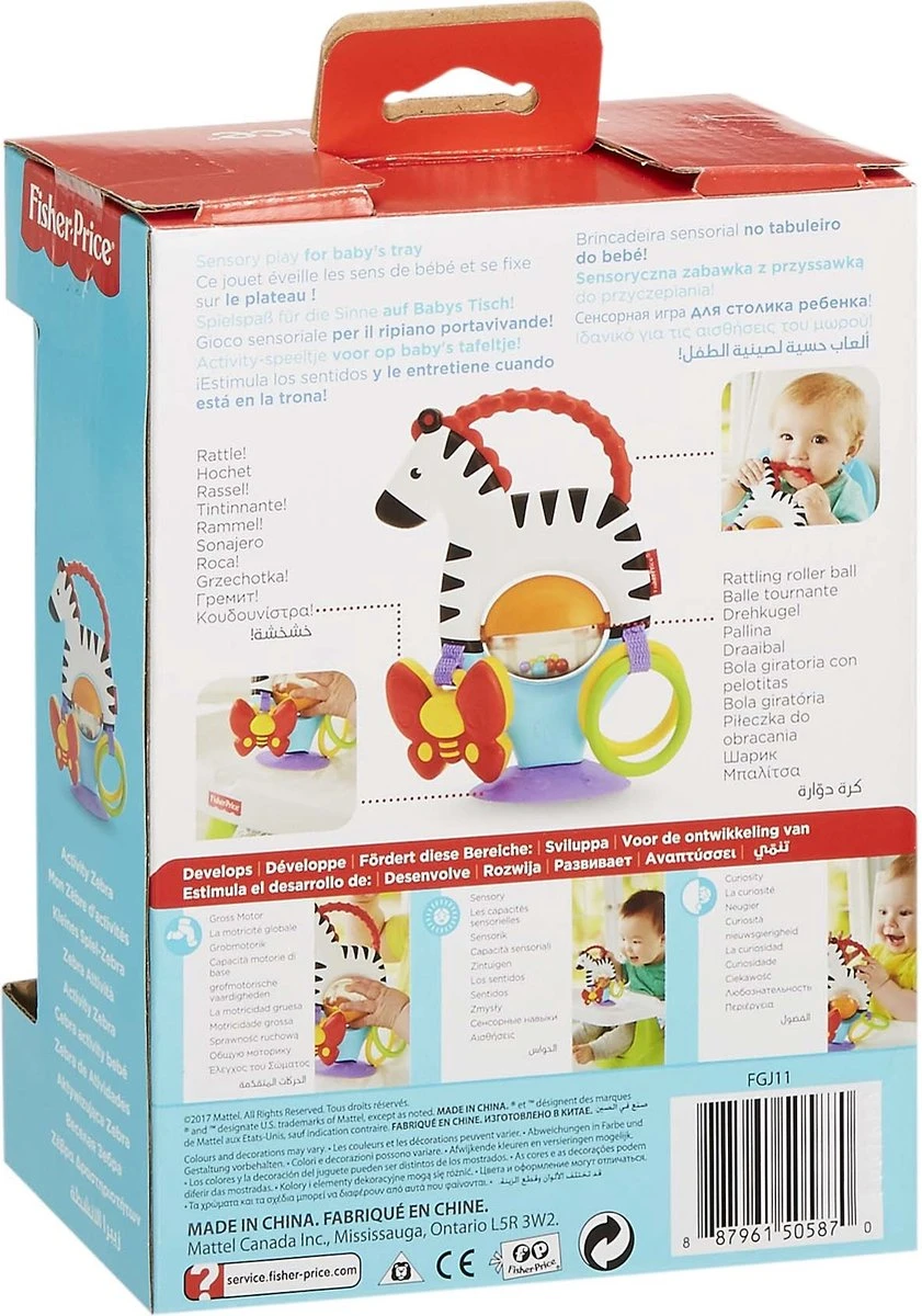 Fisher Price - Activity Zebra - Rammelaar - Speeltje en Bijtring - Grijpspeelgoed Fisher Price - Activity Zebra - Rammelaar - Speeltje En Bijtring - Grijpspeelgoed -Babyproducten Promotie Winkel 841x1200 3