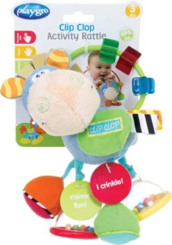 Playgro Clip Clop Rammelaar - Blauw - Activiteitenspeeltje - Kraamkado -Babyproducten Promotie Winkel 843x1200 2