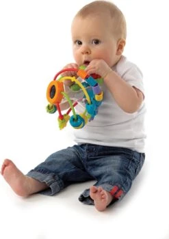 Playgro Speel En Leerbal - Grijp- En Bijtspeelgoed - Klikklak Geluiden - Spiegeltje - Kralen - Cilinder Met Rattelende Ballen -Babyproducten Promotie Winkel 848x1200 4