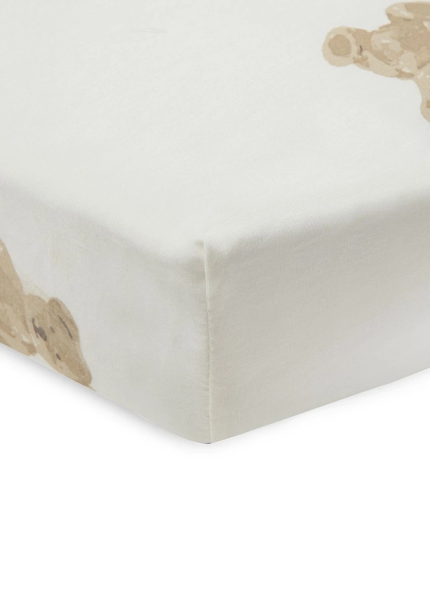 Jollein Baby Hoeslaken Jersey 60x120cm - Teddy Bear Jollein Baby Hoeslaken Jersey 60x120cm - Teddy Bear -Babyproducten Promotie Winkel 850x1200 3