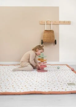 Love By Lily - Groot Speelkleed - Sunny Clovers - City Size - 150x120cm -Babyproducten Promotie Winkel 852x1200 8