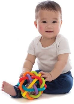 Playgro Buigbare Bendy Ball - Grijp- En Bijtspeelgoed - Incl Rammelaar - Activiteitenbal -Babyproducten Promotie Winkel 854x1200 6