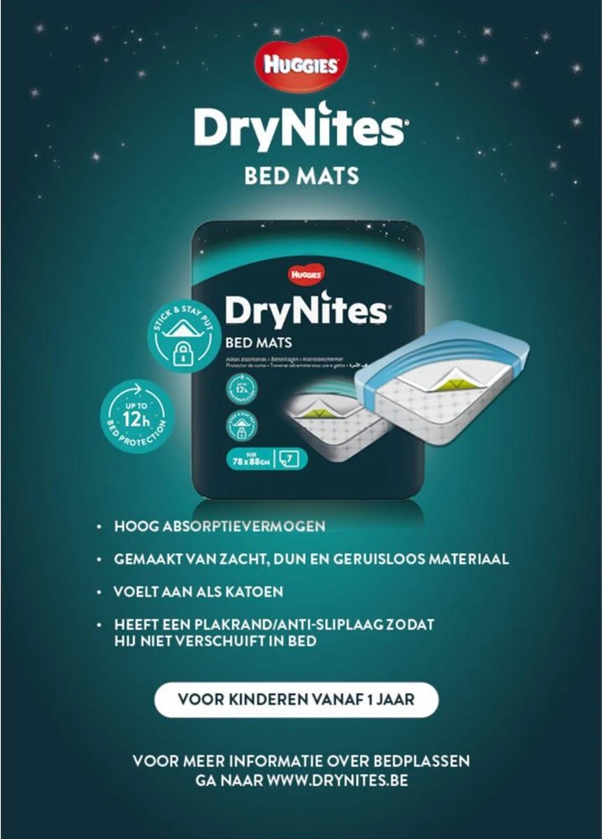 DryNites® Bedmats 7 stuks DryNites® Bedmats 7 Stuks -Babyproducten Promotie Winkel 861x1200 1