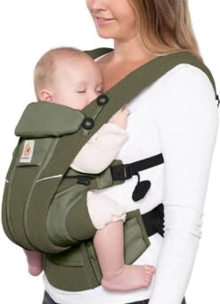 Ergobaby Baby Draagzak Omni Breeze Olive Green - Ergonomische Draagzak Vanaf Geboorte -Babyproducten Promotie Winkel 870x1200 7
