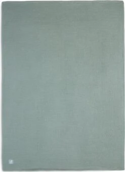 Jollein Baby Deken Ledikant 100x150cm Basic Knit Forest Green/Fleece -Babyproducten Promotie Winkel 875x1200 1