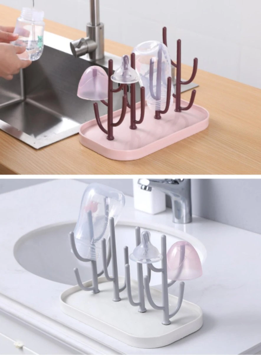 Baby flessen droogrek - Afdruiprek met lekbak - Afwasrek - Baby Flesjes Droogrek - Flessenrek - Kraamcadeau - Baby cadeau - Roze Merkloos Baby Flessen Droogrek - Afdruiprek Met Lekbak - Afwasrek - Baby Flesjes Droogrek - Flessenrek - Kraamcadeau - Baby Cadeau - Roze -Babyproducten Promotie Winkel 885x1200 4