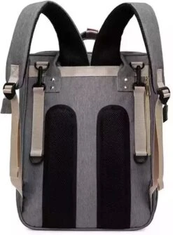 Luier- En Verzorgingstas - Luiertassen - Baby Rug Tas Met Isoleervak - Incl Flessen Verwarmer - Luiertas - Unisex/Jongens/Meisjes - Grijs - Luier Tas - Verzorgingstas Baby - Uitschuifbaar Verschoon/ Slaap Bedje - Incl Matrasje Baby - USB Poort -Babyproducten Promotie Winkel 885x1200 7