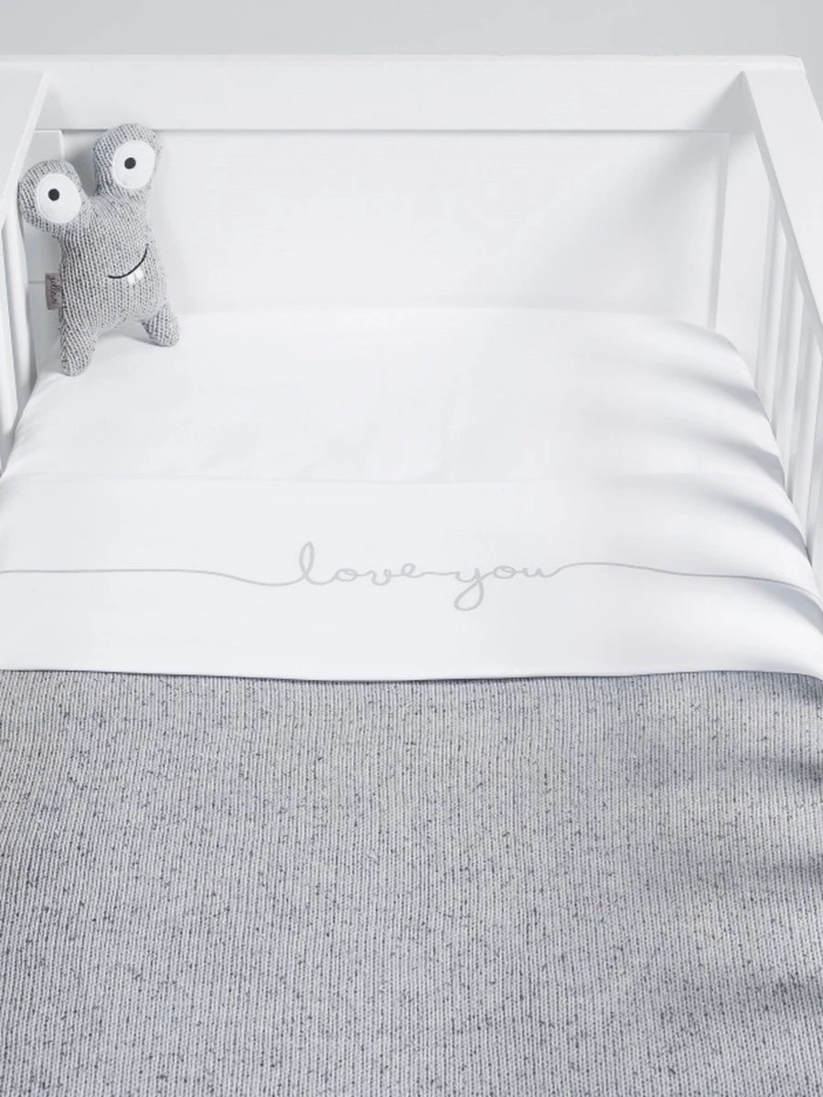 Jollein Baby Laken Ledikant 120x150cm Love you - Grey Jollein Baby Laken Ledikant 120x150cm Love You - Grey -Babyproducten Promotie Winkel 900x1200 17