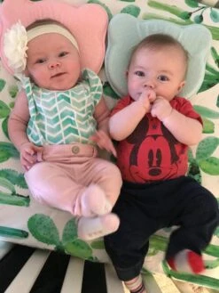 Baby IQ Orthopedisch Baby Hoofdkussen – Traagschuim – Tegen Plat Achterhoofd – Baby Kussen Plat Hoofd - Kraamcadeau – Blauw – Incl Gratis Bandana Slabber -Babyproducten Promotie Winkel 900x1200 21