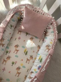 Jaju Baby - Babynestje En Hoofdkussen - Organische Katoen - Antibacterieel Babynestje - Anti-Allergisch Babynestje - Poeder En Gazelle Patroon - 74 X 40 Cm 2 Jaju Baby - Babynestje En Hoofdkussen - Organische Katoen - Antibacterieel Babynestje - Anti-Allergisch Babynestje - Poeder En Gazelle Patroon - 74 X 40 Cm -Babyproducten Promotie Winkel 900x1200 26