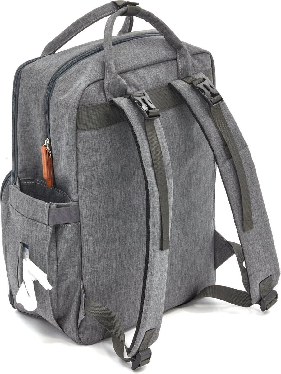 Brisby slijtvaste Luiertas – verzorgingstas – met buggymontage -Donkergrijs Brisby Slijtvaste Luiertas – Verzorgingstas – Met Buggymontage -Donkergrijs -Babyproducten Promotie Winkel 904x1200 2